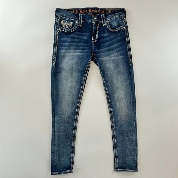 Rock Revival Kearney Easy Skinny Jeans - Picture 1 of 9